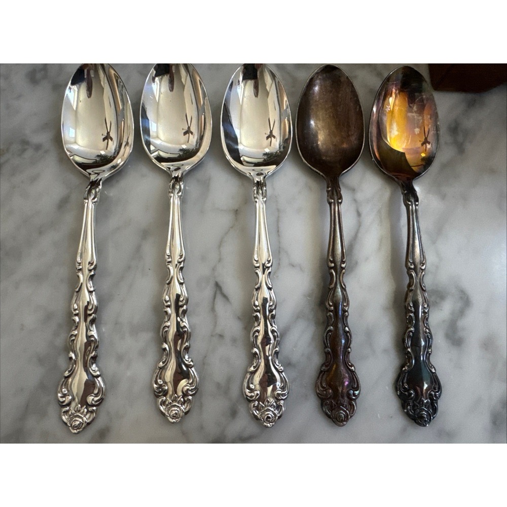 Oneida Community‎ Beethoven (5)  Teaspoons Silverplate 1971 Flatware